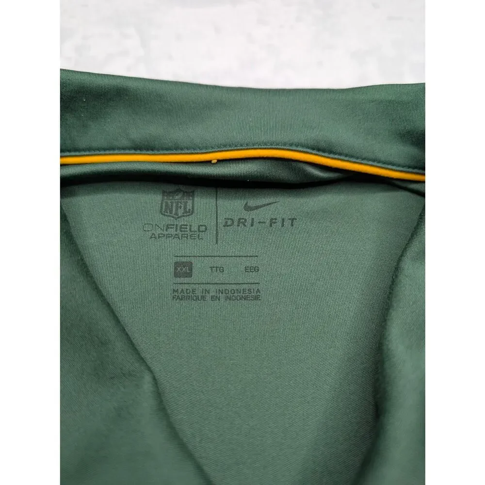 Nike Dri-Fit Green Bay‎ Packers Mens Golf Polo - XXL Performance NFL